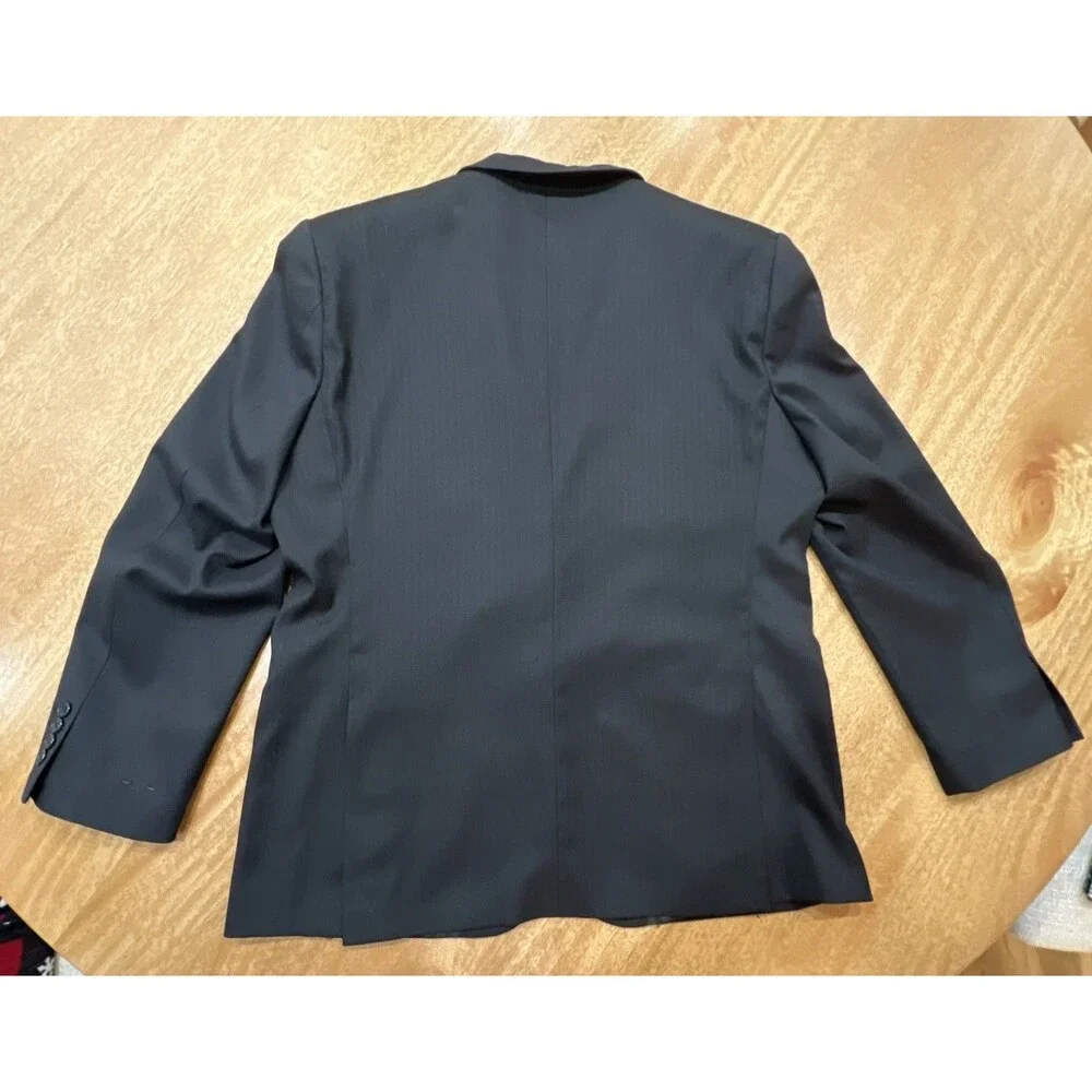 Studio Ferera Men’s Modern Fit Blazer Mens 46R‎ Black Tailored Sport Coat Career